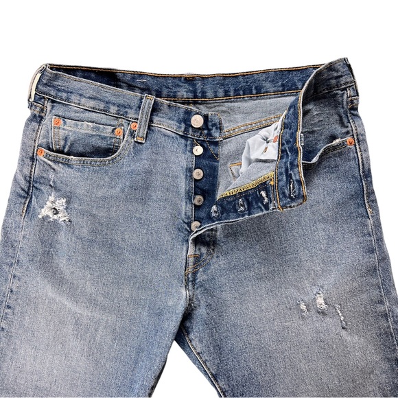 Levi’s 501 ORIGINAL HEMMED 9" MEN'S SHORTS Size 33 - Picture 6 of 15